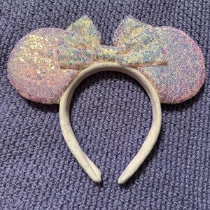 Light Pink- Sequined Mouse Ears